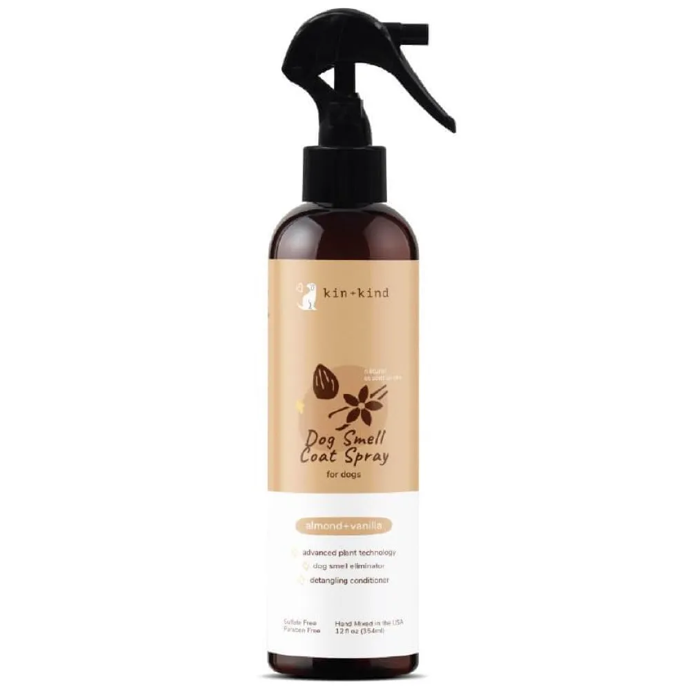 10% OFF: Kin Kind Dog Smell Almond Vanilla Coat Dog Spray 12oz