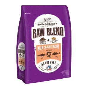 15% OFF: Stella & Chewy's Freeze-Dried Raw Blend Kibble Wild-Caught Fish Grain-Free Dry Cat Food 5lb