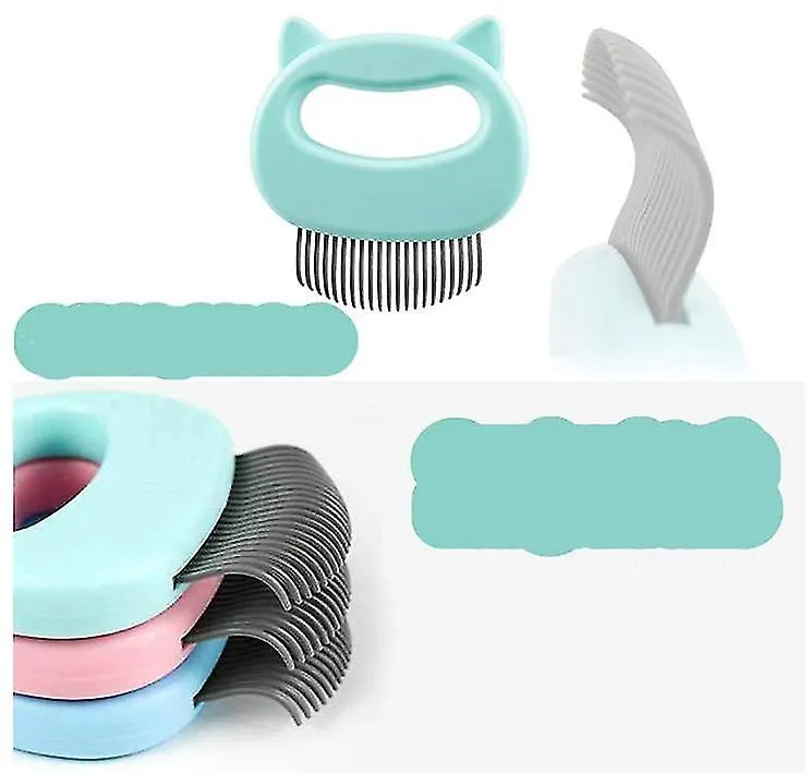 2Pcs blue Special hair stripper for dogs and cats, pet long hair and short hair comb AZ21929