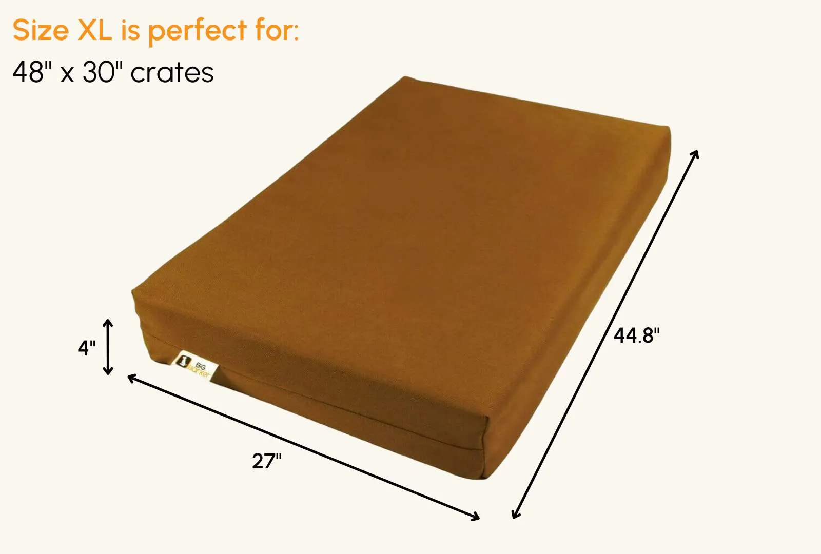 4" Orthopedic Crate Bed