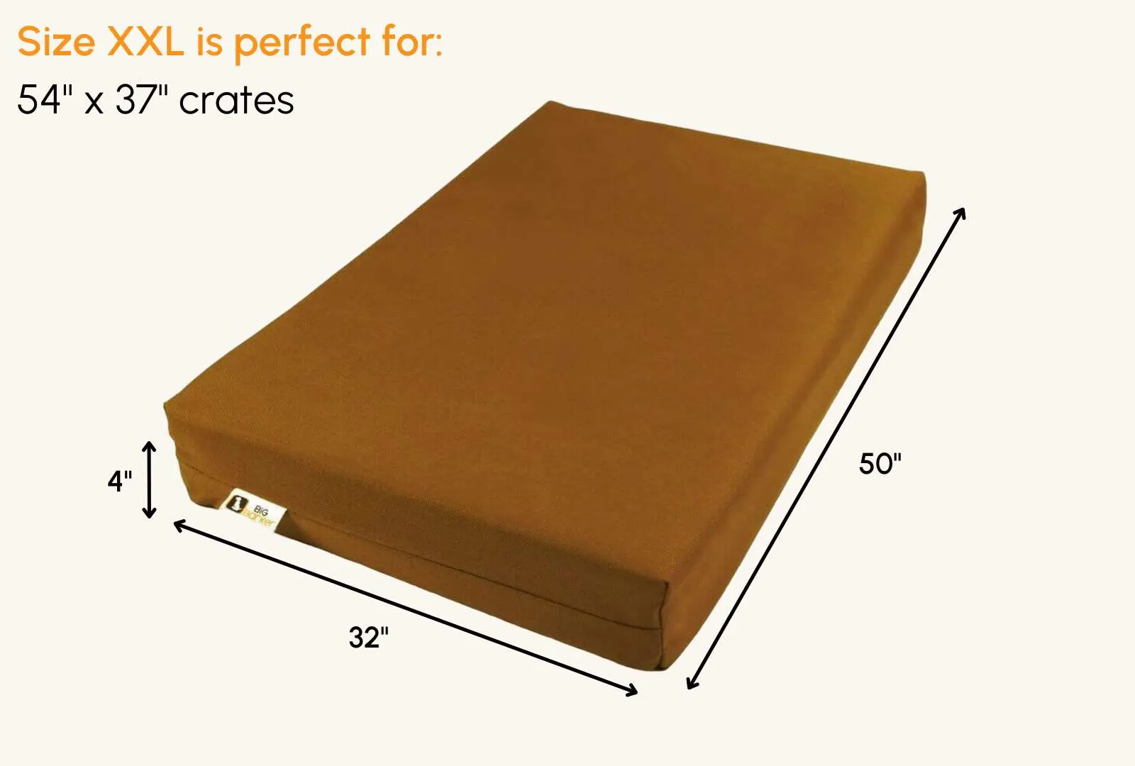 4" Orthopedic Crate Bed