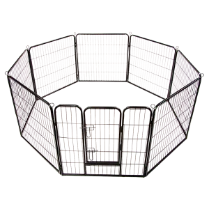 8 Panel Heavy Duty Pet Dog Playpen Puppy Exercise Fence Enclosure Cage