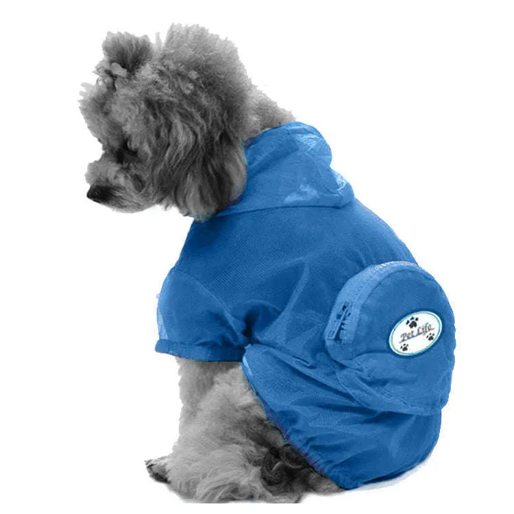Adjustable waterproof dog raincoat Fashion