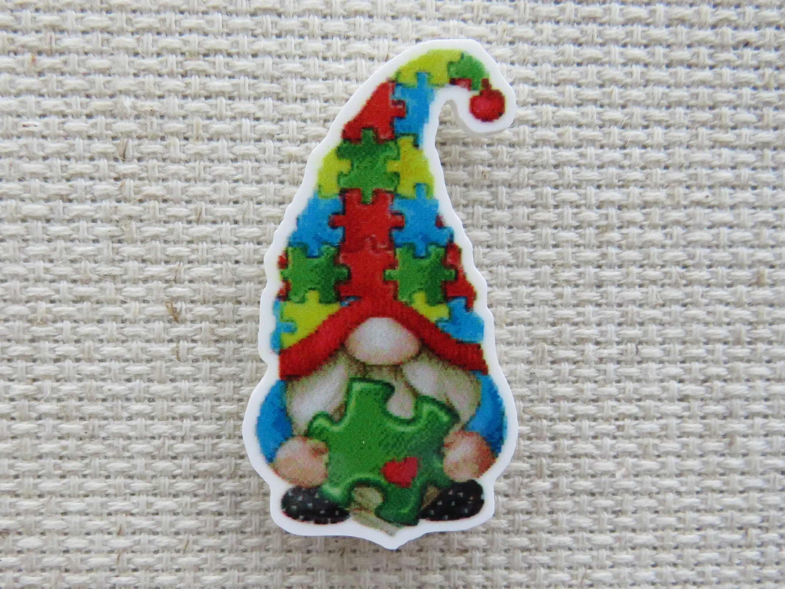 Autism Gnome Needle Minder, Cover Minder, Magnet