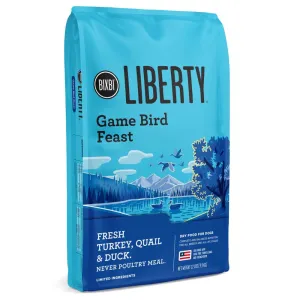 Bixbi Liberty Game Bird Feast (Turkey, Quail & Duck) Limited Ingredient Ancient Grain Dry Dog Food