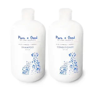 Blue Cypress   Neroli Dog Shampoo/Conditioner Set