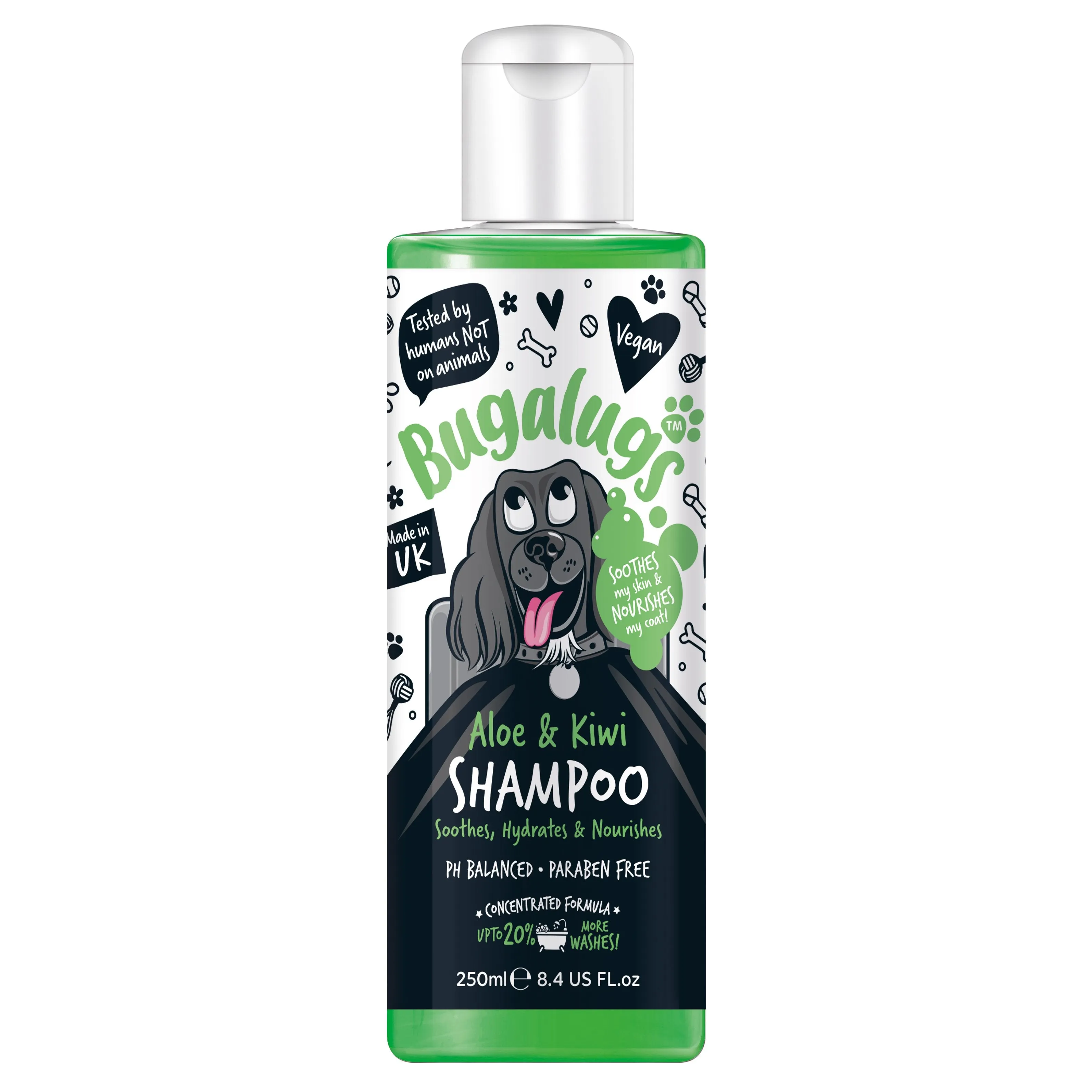 Bugalugs Aloe Vera & Kiwi Soothing Shampoo