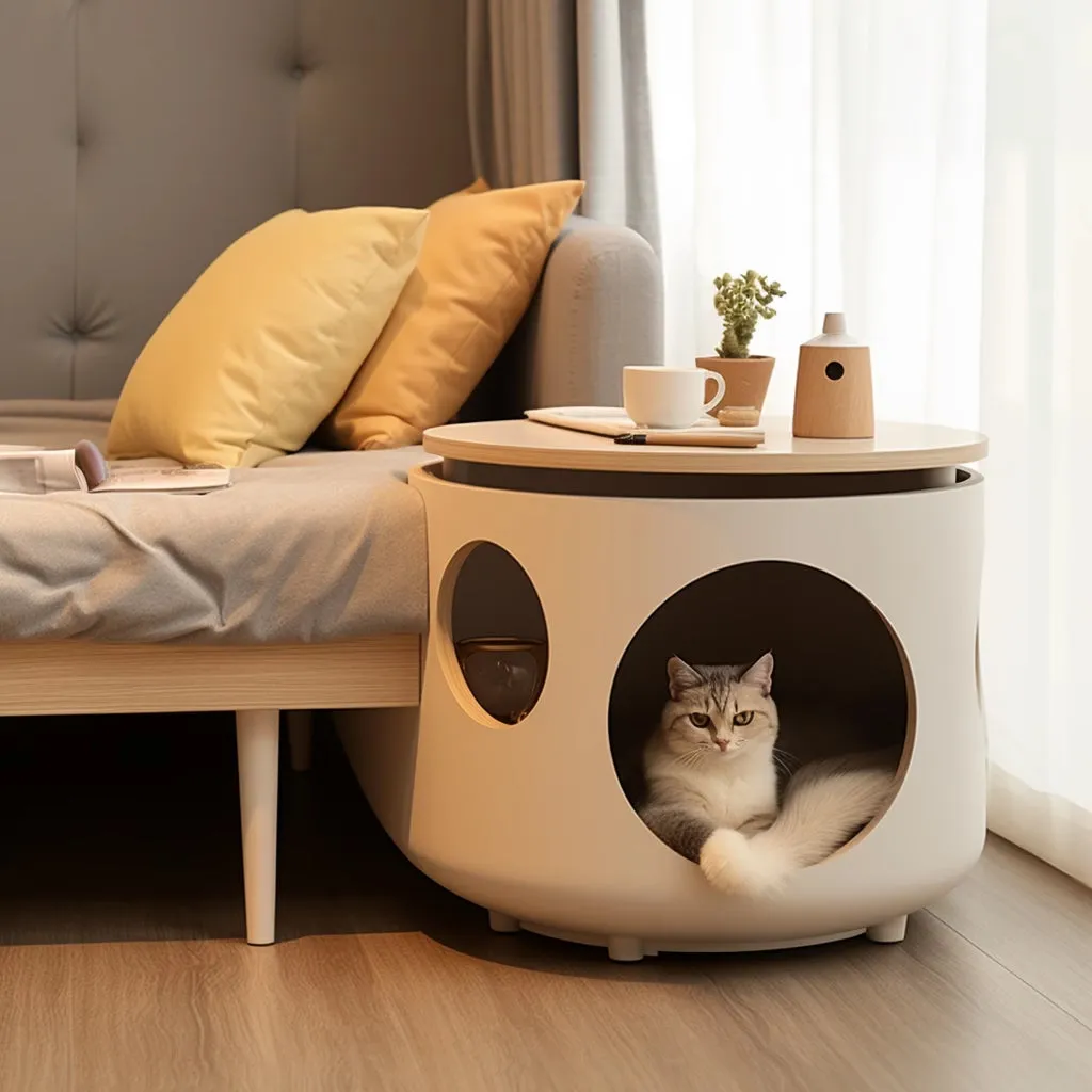 Cat Shelf Cat Nest Tea Table Side