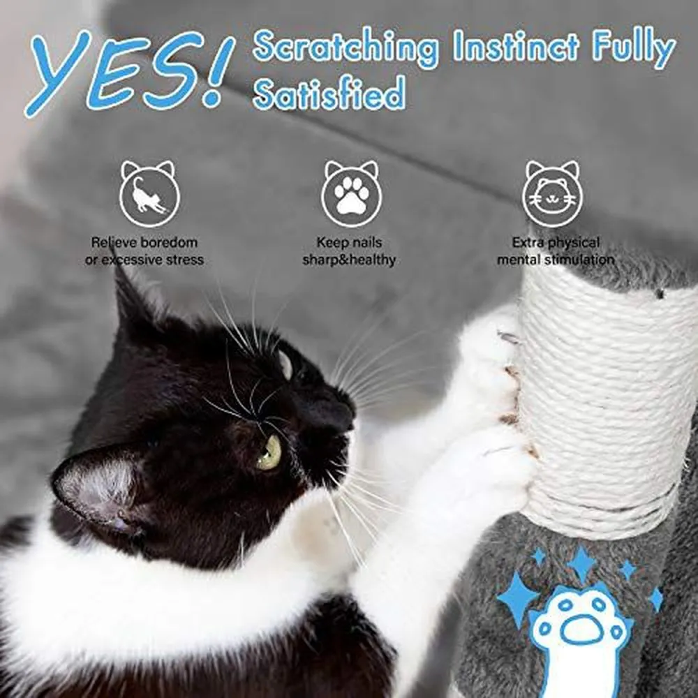 Cat Tree with Platform and Scratching Posts Cat Tower for Indoor Cats