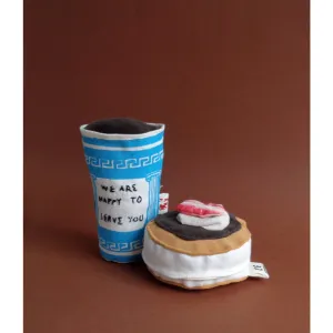 Coffee and Cake to Go Soft Toy