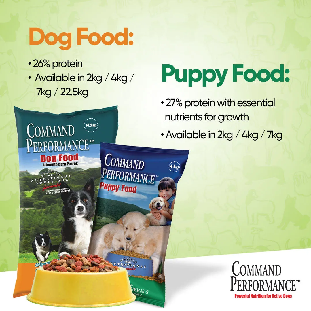 COMMAND PERFORMANCE DRY DOG FOOD 2KG - CPDF2
