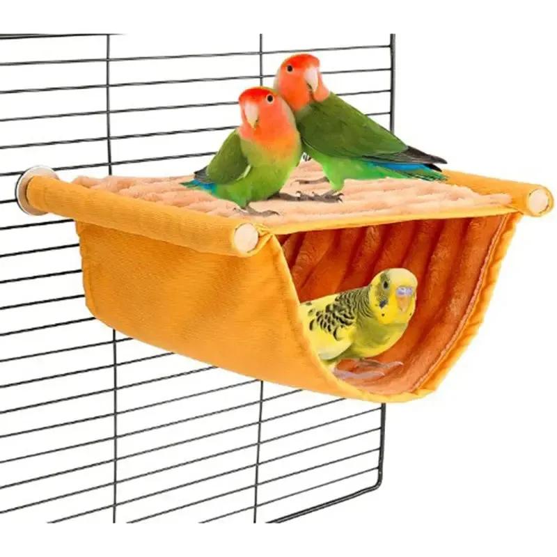 Cozy Plush Hammock Nest for Birds & Small Pets