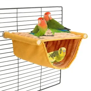 Cozy Plush Hammock Nest for Birds & Small Pets