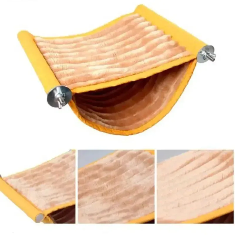 Cozy Plush Hammock Nest for Birds & Small Pets