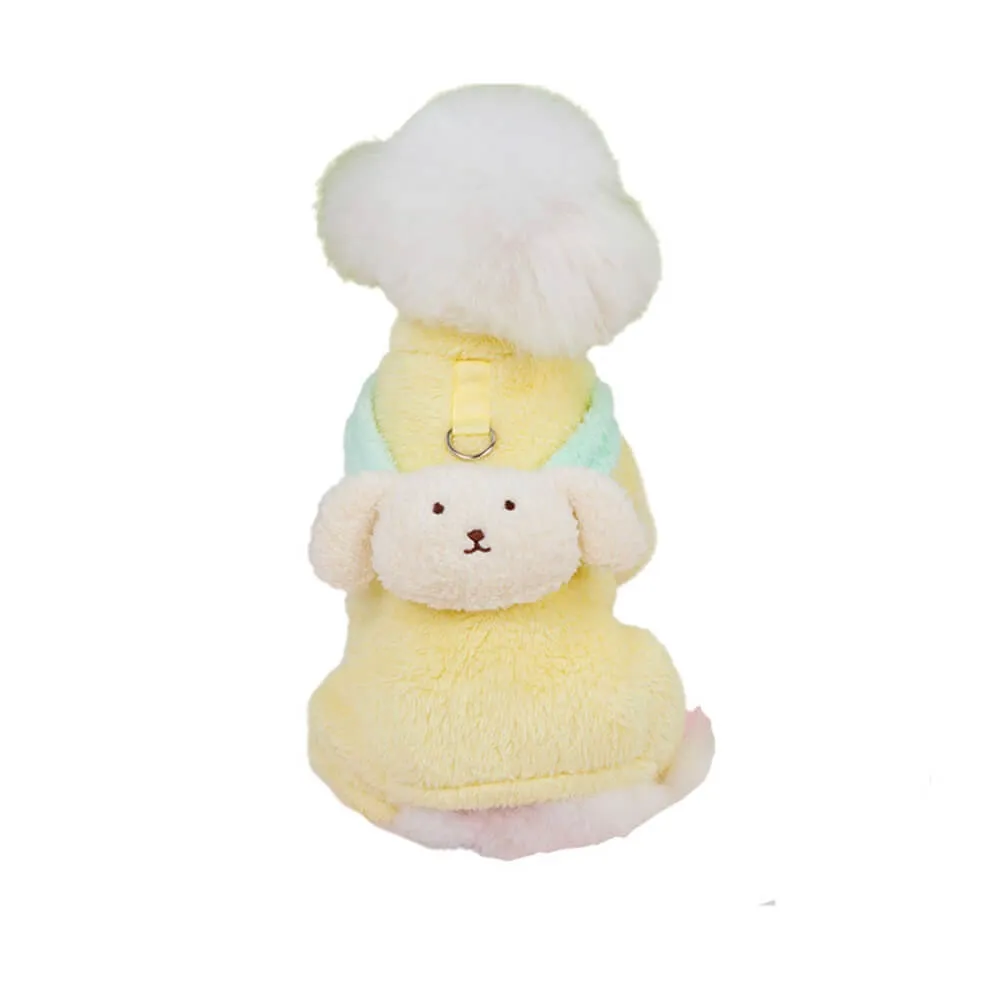 Cute Dog Backpack Hoodie – Cozy and Stylish for Winter Walks
