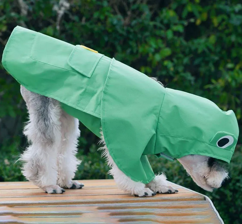 Dog Raincoat Small and Medium Dog Waterproof Dog Clothes Cloak