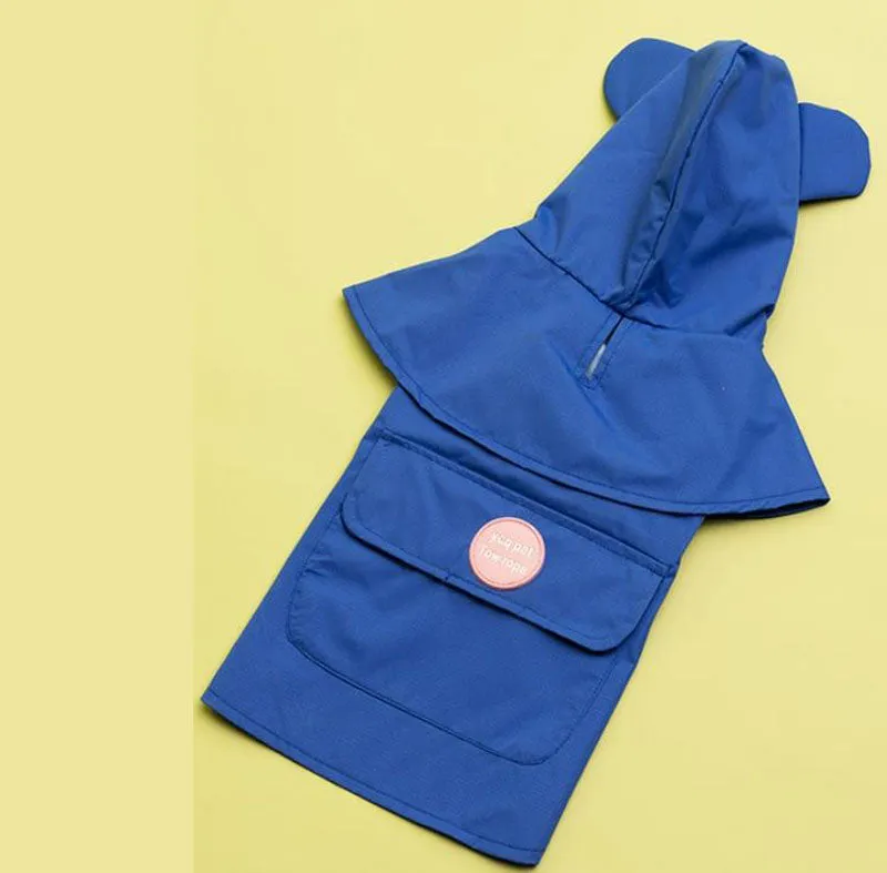 Dog Raincoat Small and Medium Dog Waterproof Dog Clothes Cloak