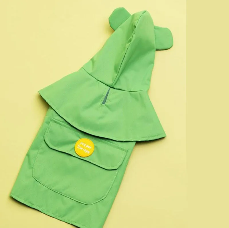 Dog Raincoat Small and Medium Dog Waterproof Dog Clothes Cloak