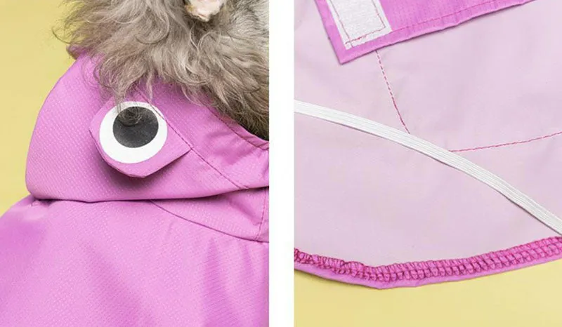Dog Raincoat Small and Medium Dog Waterproof Dog Clothes Cloak