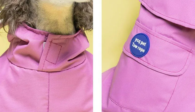 Dog Raincoat Small and Medium Dog Waterproof Dog Clothes Cloak