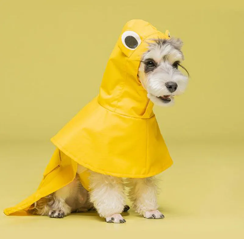 Dog Raincoat Small and Medium Dog Waterproof Dog Clothes Cloak