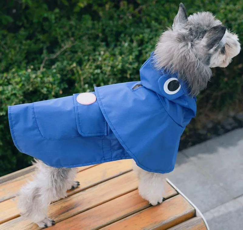 Dog Raincoat Small and Medium Dog Waterproof Dog Clothes Cloak