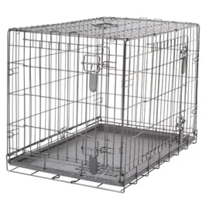 Dogit Two Door Wire Home Crates with divider - Medium - 77 x 48 x 54.5 cm (30 x 19 x 21.5 in)