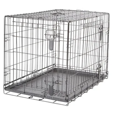 Dogit Two Door Wire Home Crates with divider - Medium - 77 x 48 x 54.5 cm (30 x 19 x 21.5 in)