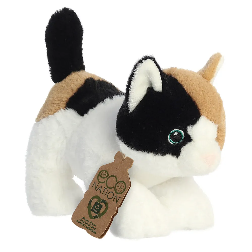 Eco Nation Calico Cat Soft Toy