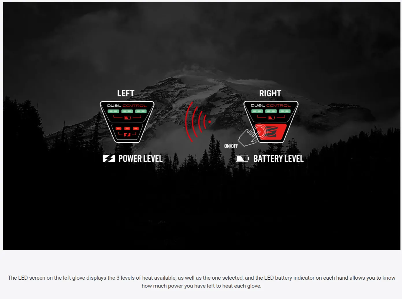 FIVE HG PRIME GTX Heated Gloves