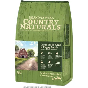 Grandma Mae's Country Naturals Large Breed Dry Dog Food 32lb