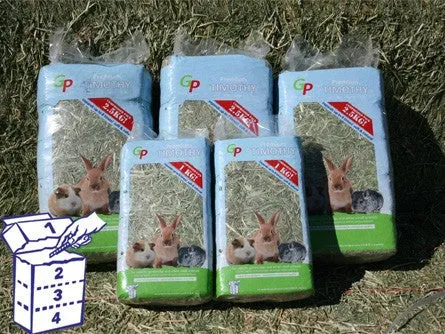 Green Prairie Premium Timothy Hay - Available in 2 sizes