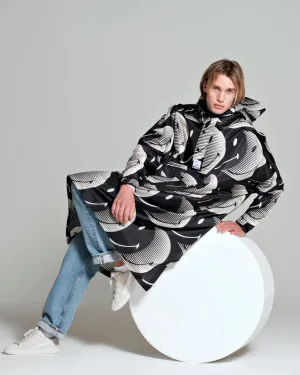 Half Moon Smiley Rain Poncho