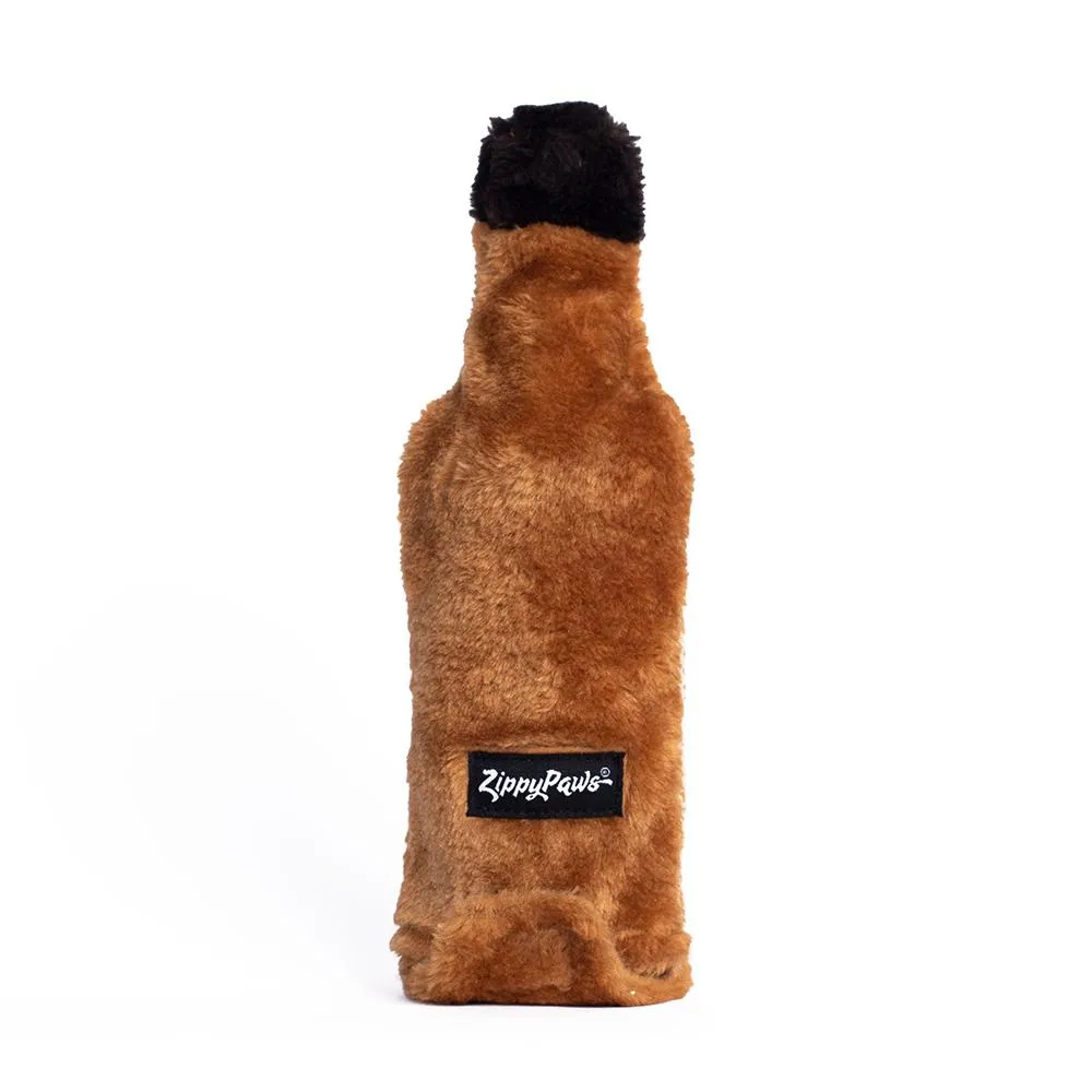 Happy Hour Crusherz - Whiskey Squeaky Plush Dog Toy