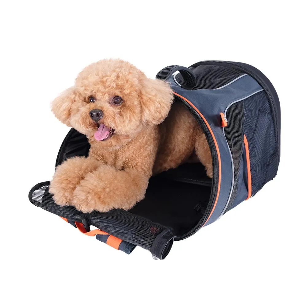 Ibiyaya Ultralight Pro Navy Blue Backpack Pet Carrier^^^