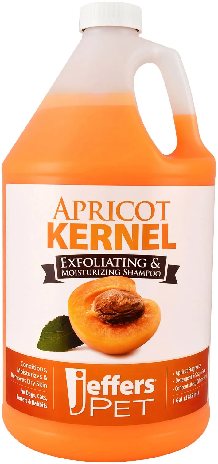 Jeffers Apricot Kernel Exfoliating & Moisturizing Pet Shampoo