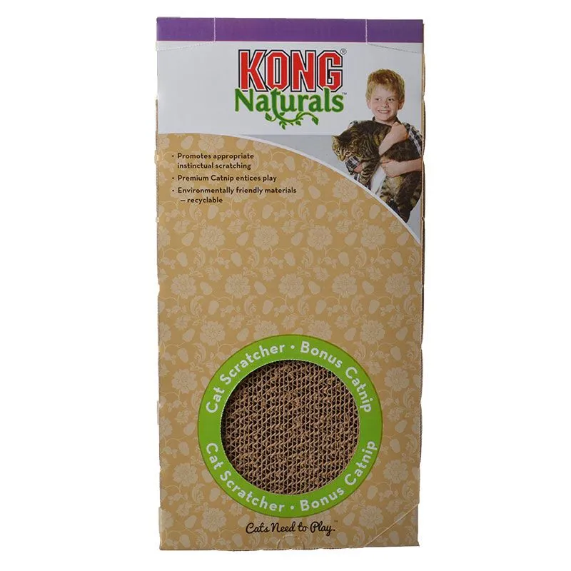 KONG Naturals Double Wide Cardboard Cat Scratcher