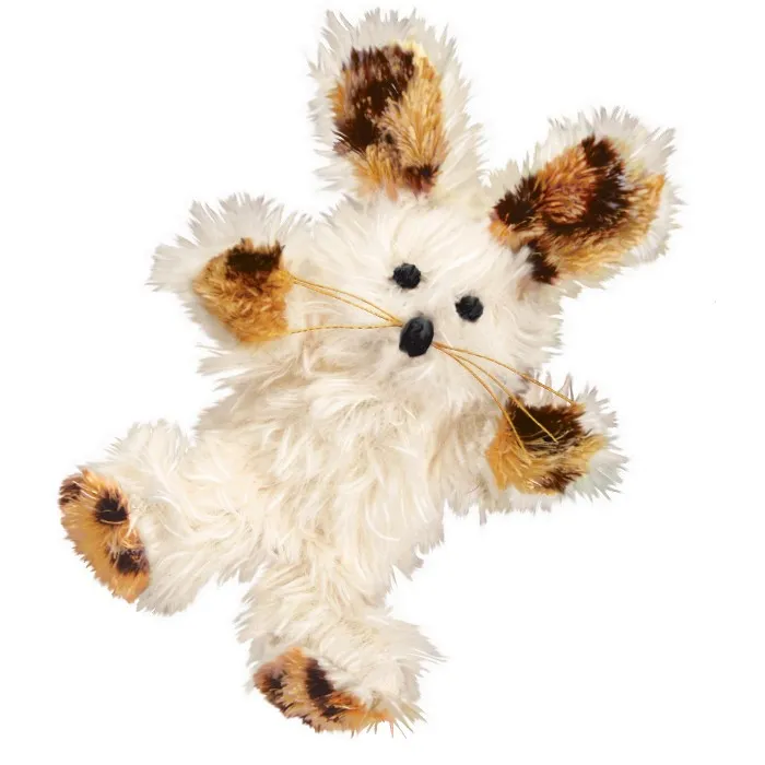 KONG Softies Fuzzy Bunny Cat Toy