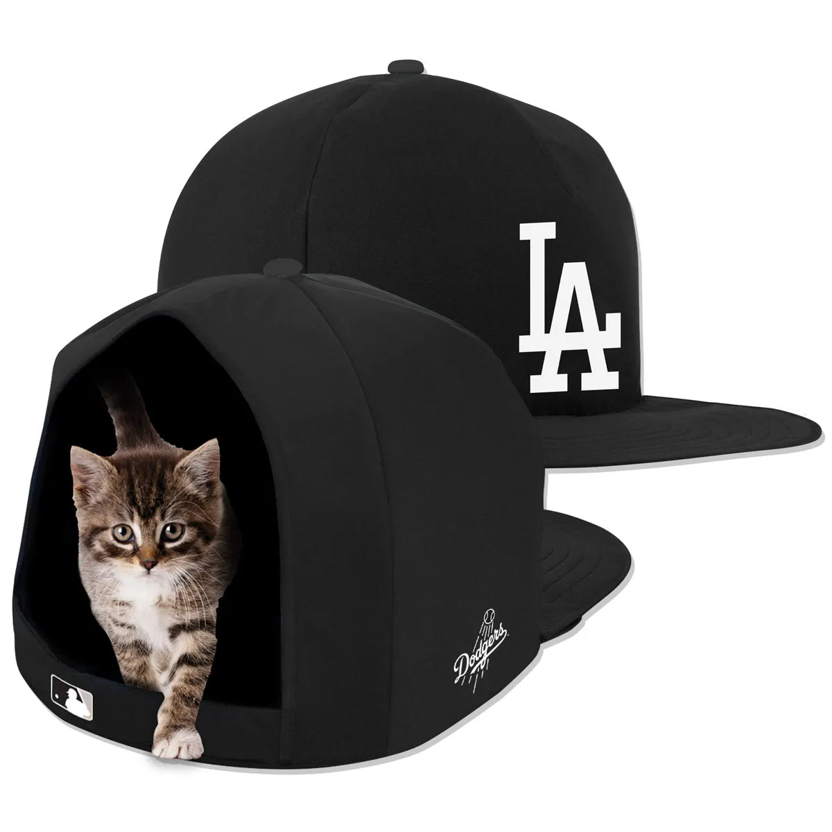 LOS ANGELES DODGERS NOIR NAP CAP PLUSH DOG BED