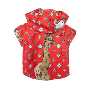 Louis Pawtton Red Jungle Raincoat