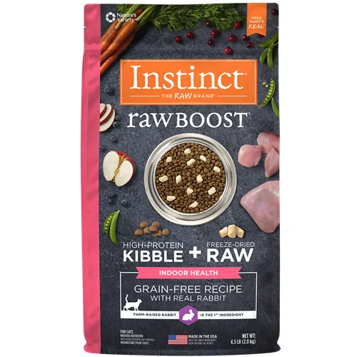Nature's Variety Instinct Raw Boost Indoor Rabbit Cat Food