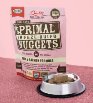 Primal Feline Freeze-Dried Food - Beef & Salmon
