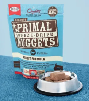 Primal Feline Freeze Dried Food - Rabbit