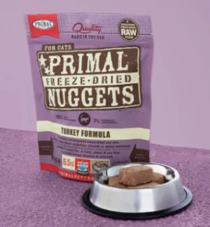 Primal Feline Freeze-Dried Food - Turkey