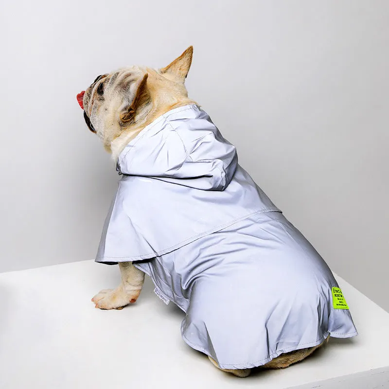 Reflective Frenchie Raincoat  (WJ10)