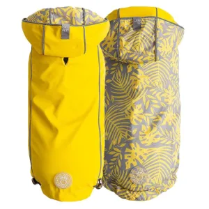 Reversible Elasto-Fit Dog Raincoat - Yellow