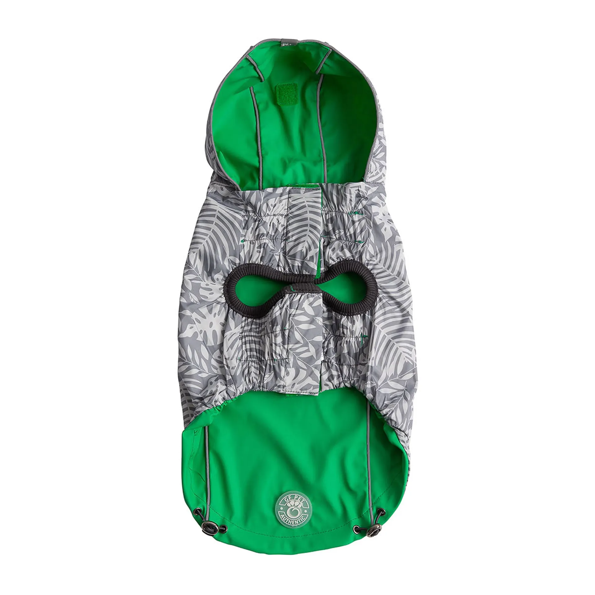 Reversible Elasto-Fit Raincoat (Green)
