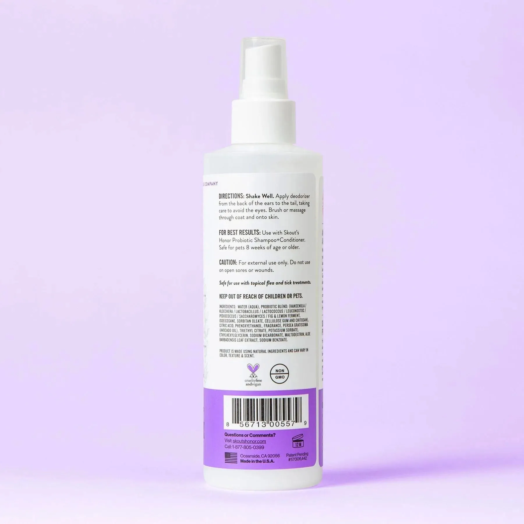 Skout's Honor Probiotic Daily Use Pet Deodorizer Spray