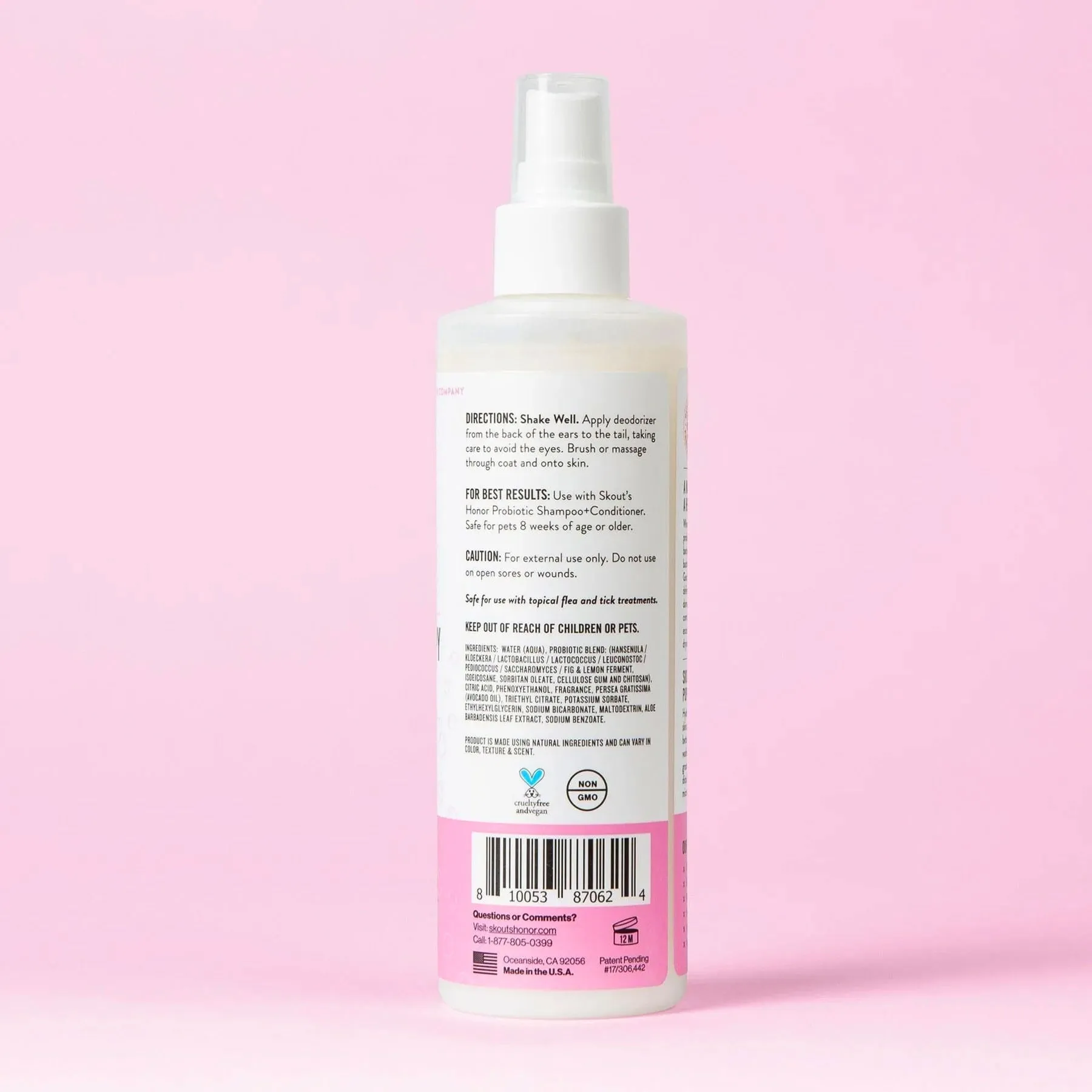 Skout's Honor Probiotic Daily Use Pet Deodorizer Spray