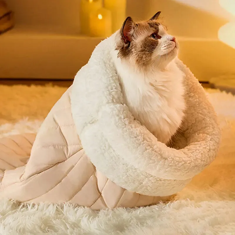 Sleeping Bag Warm Closed Cat in a Pocket Cat Nest